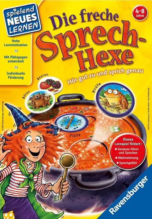 Die freche Sprech-Hexe – Produktbild